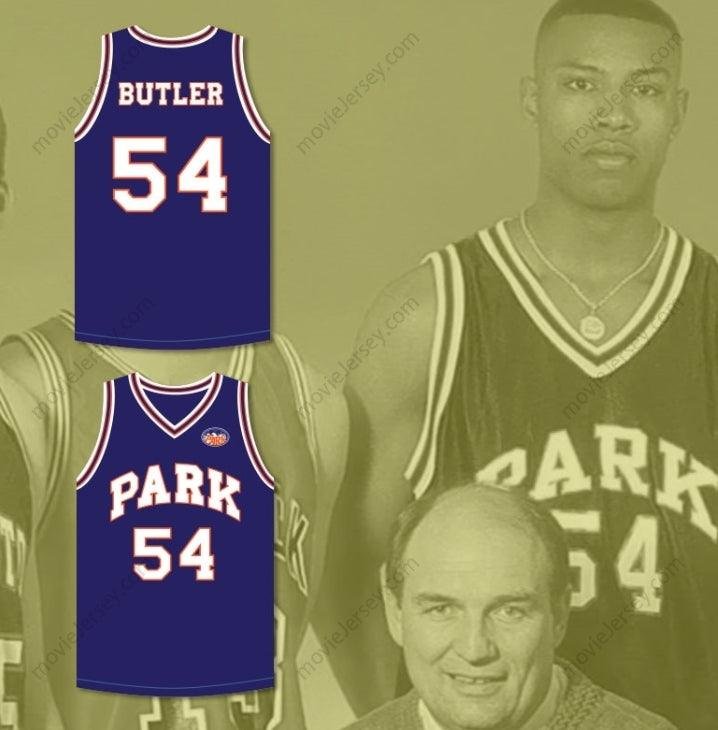 CUSTOM ANY Name Number CARON BUTLER 54 RACINE PARK PANTHERS BASKETBALL JERSEY WITH PATCH Top Stitched S-6XL