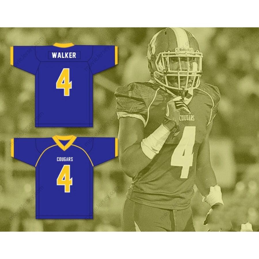 CUSTOM ANY Name Number QUAY WALKER 4 CRISP COUNTY HIGH SCHOOL COUGARS Football Jersey Top Stitched S-6XL