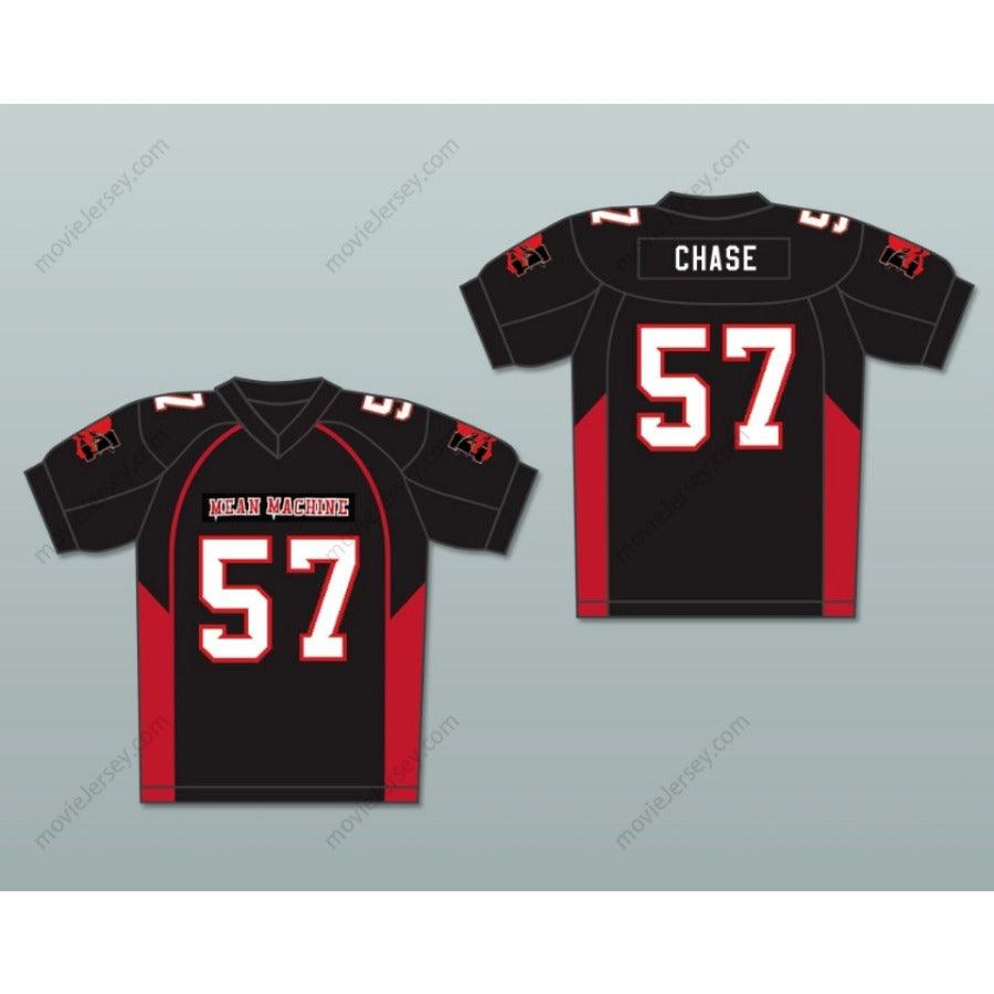CUSTOM ANY Name Number 57 CHASE MEAN MACHINE CONVICTS FOOTBALL JERSEY INCLUDES PATCHES Top Stitched S-6XL
