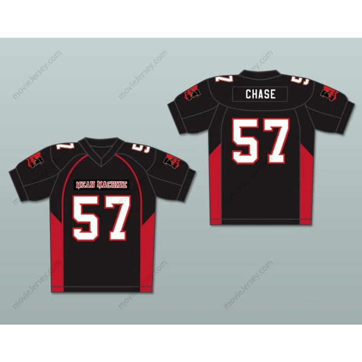 CUSTOM ANY Name Number 57 CHASE MEAN MACHINE CONVICTS FOOTBALL JERSEY INCLUDES PATCHES Top Stitched S-6XL