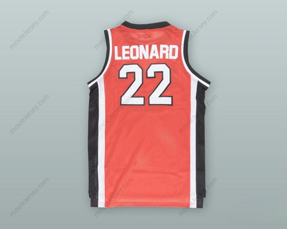 CUSTOM ANY Name Number KAWHI LEONARD 22 MARTIN LUTHER KING HIGH SCHOOL RED BASKETBALL JERSEY Top Stitched S-6XL
