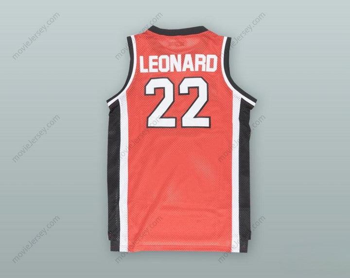 CUSTOM ANY Name Number KAWHI LEONARD 22 MARTIN LUTHER KING HIGH SCHOOL RED BASKETBALL JERSEY Top Stitched S-6XL