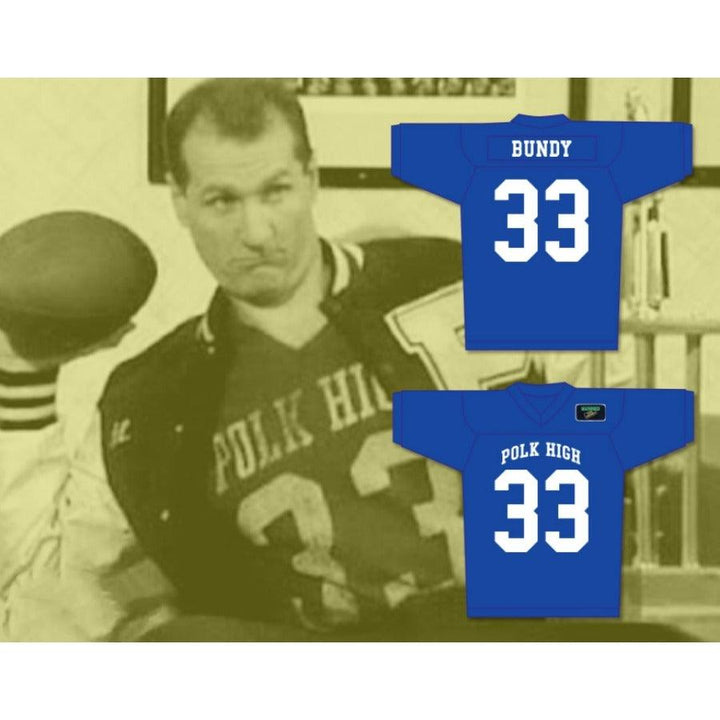 CUSTOM ANY Name Number AL BUNDY 33 POLK HIGH SCHOOL FOOTBALL JERSEY INCLUDES MARRIED Top Stitched S-6XL
