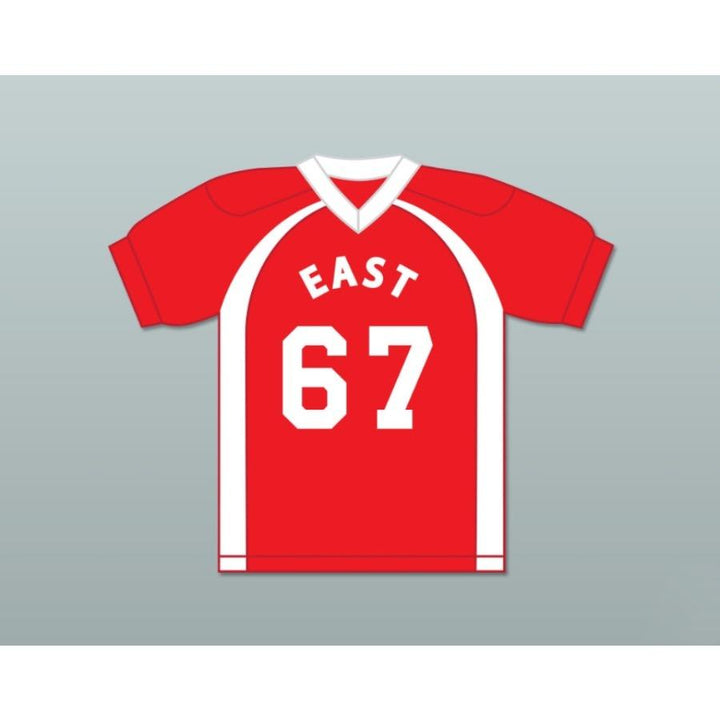CUSTOM ANY Name Number TYROIL SMOOCHIE-WALLACE 67 EAST FOOTBALL JERSEY KEY PEELE Top Stitched S-6XL