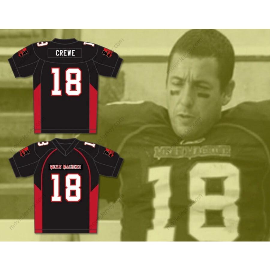 CUSTOM ANY Name Number ADAM SANDLER 18 PAUL CREWE MEAN MACHINE CONVICTS Football Jersey Top Stitched S-6XL