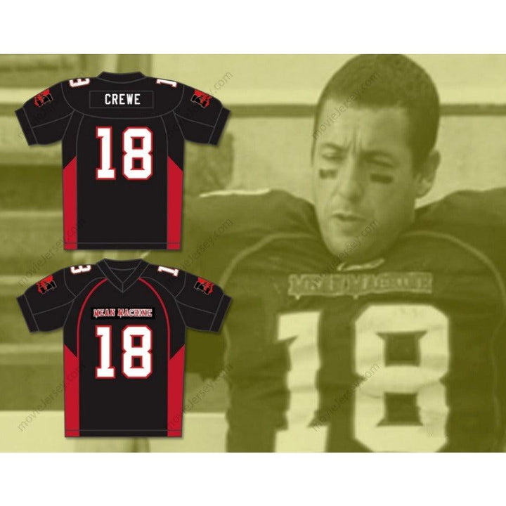 CUSTOM ANY Name Number ADAM SANDLER 18 PAUL CREWE MEAN MACHINE CONVICTS Football Jersey Top Stitched S-6XL