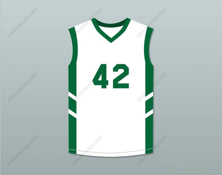 CUSTOM ANY Name Number VIN BAKER 42 WHITE BASKETBALL JERSEY DENNIS RODMAN'S BIG BANG IN PYONGYANG Top Stitched S-6XL