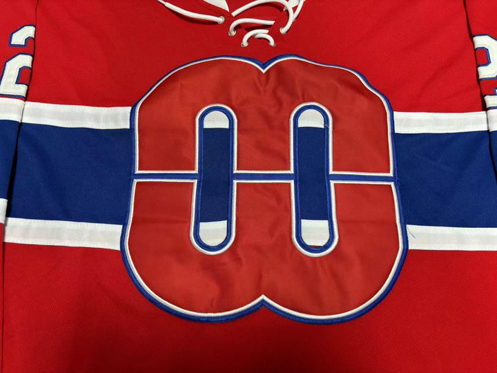 Custom Any Name Number NORM SCHMITZ 2 MACON WHOOPEES RED HOCKEY JERSEY Stitched Top Stitched S-6XL