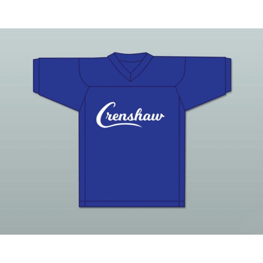 CUSTOM ANY Name Number NIPSEY HUSSLE 33 CRENSHAW Football Jersey Top Stitched S-6XL