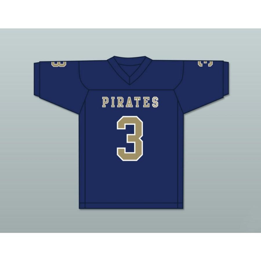 CUSTOM ANY Name Number MALIK HENRY 3 INDEPENDENCE COMMUNITY COLLEGE PIRATES Football Jersey Top Stitched S-6XL