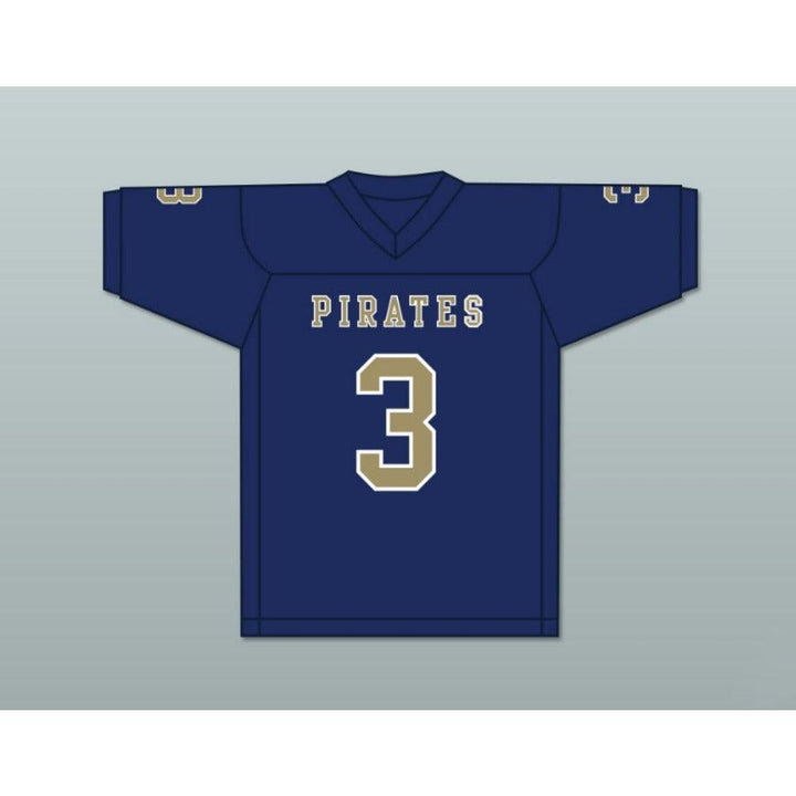 CUSTOM ANY Name Number MALIK HENRY 3 INDEPENDENCE COMMUNITY COLLEGE PIRATES Football Jersey Top Stitched S-6XL