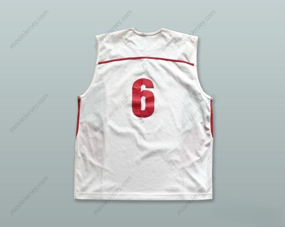 CUSTOM ANY Name Number BELARUS 6 WHITE BASKETBALL JERSEY Top Stitched S-6XL