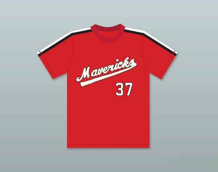 Custom Any Name Number GENE LANTHORN 37   BASEBALL JERSEY THE BATTERED BASTARDS OF BASEBALL Top Stitched S-6XL