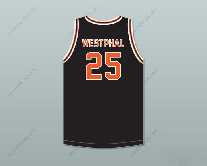 CUSTOM ANY Name Number PAUL WESTPHAL 25 AVIATION HIGH SCHOOL FALCONS BLACK BASKETBALL JERSEY Top Stitched S-6XL