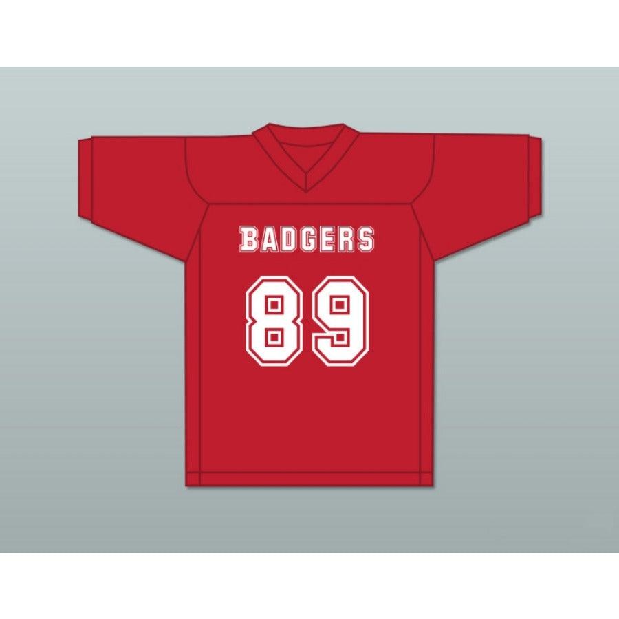 CUSTOM ANY Name Number FAT JACK 89 PUTNAM BADGERS HIGH SCHOOL RED Football Jersey Top Stitched S-6XL