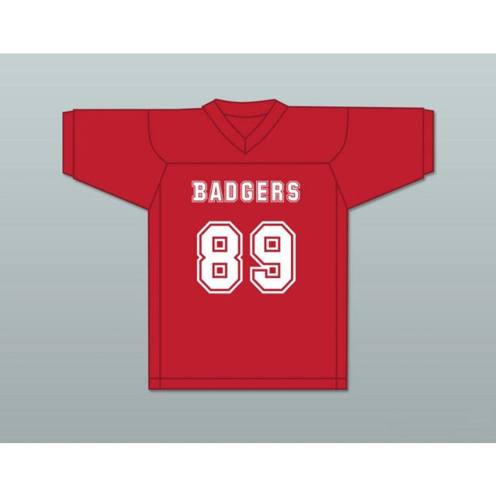 CUSTOM ANY Name Number FAT JACK 89 PUTNAM BADGERS HIGH SCHOOL RED Football Jersey Top Stitched S-6XL