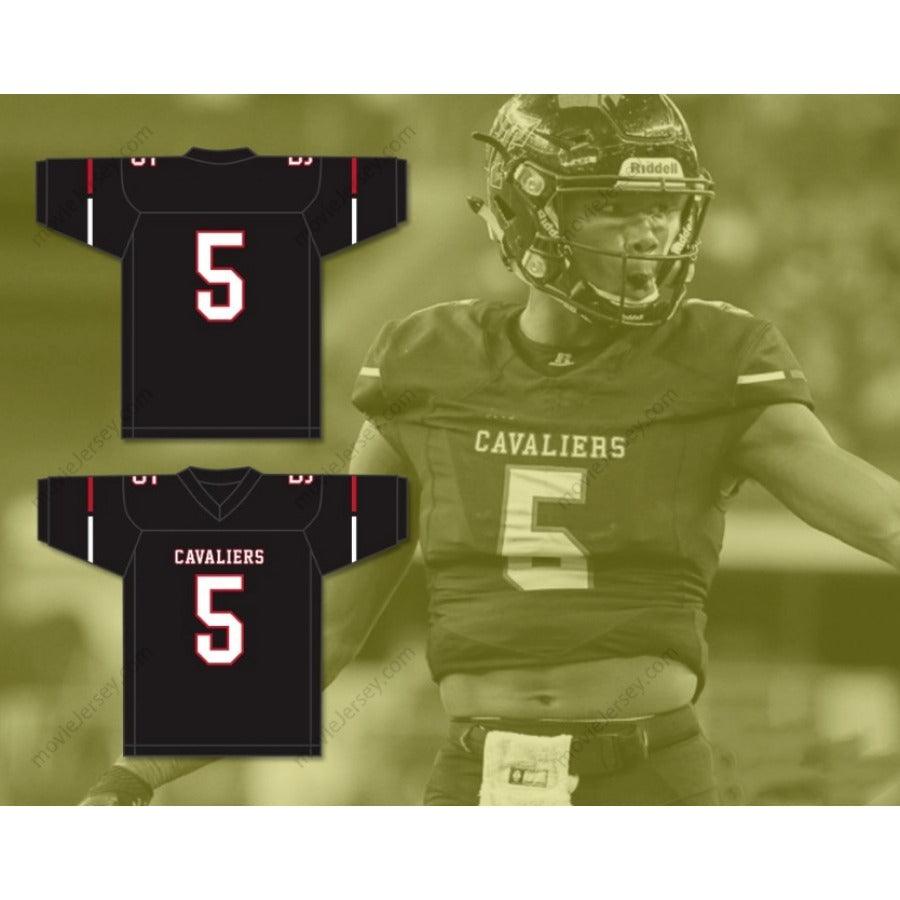 CUSTOM ANY Name Number GARRETT WILSON 5 LAKE TRAVIS HIGH SCHOOL CAVALIERS Football Jersey Top Stitched S-6XL