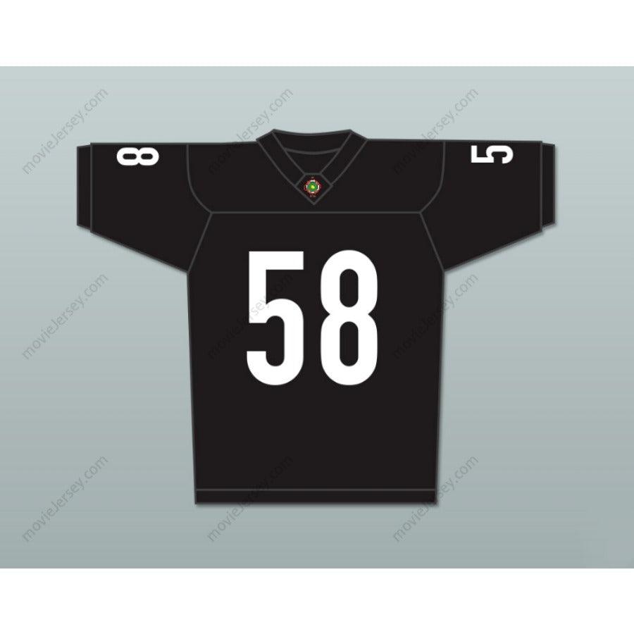 CUSTOM ANY Name Number LUTHER SHARK LAVAY 58 MIAMI SHARKS WHITE TRIM Football Jersey Top Stitched S-6XL