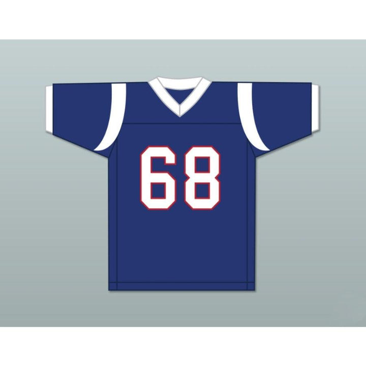 CUSTOM ANY Name Number PETER GRIFFIN 68 BLUE FOOTBALL JERSEY FAMILY GUY Top Stitched S-6XL