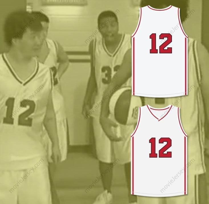 CUSTOM ANY Name Number DRAKE 12 WHITE BASKETBALL JERSEY HIGH SCHOOL MUSICAL SKIT MADTV Top Stitched S-6XL