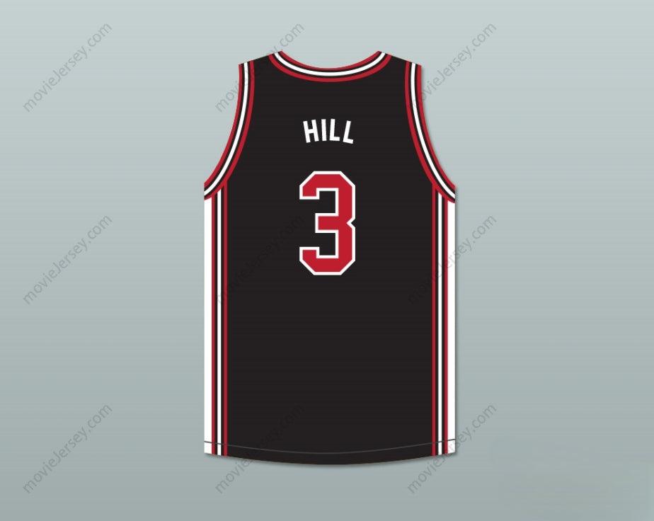 CUSTOM ANY Name Number MARION HILL 3 BLACK BASKETBALL JERSEY IN THE HOUSE Top Stitched S-6XL