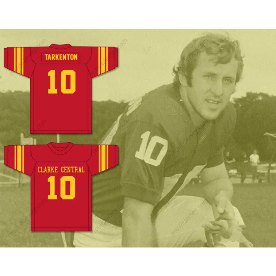 CUSTOM ANY Name Number FRAN TARKENTON 10 CLARKE CENTRAL HIGH SCHOOL GLADIATORS Football Jersey Top Stitched S-6XL