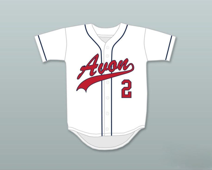 Custom Any Name Number GEORGE SPRINGER 2   OLD FARMS SCHOOL WINGED BEAVERS WHITE BASEBALL JERSEY 2 Top Stitched S-6XL