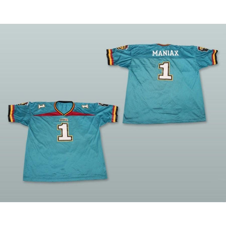 CUSTOM ANY Name Number MEMPHIS MANIAX 1 FOOTBALL JERSEY INCLUDES EMBROIDERED PATCHES Top Stitched S-6XL
