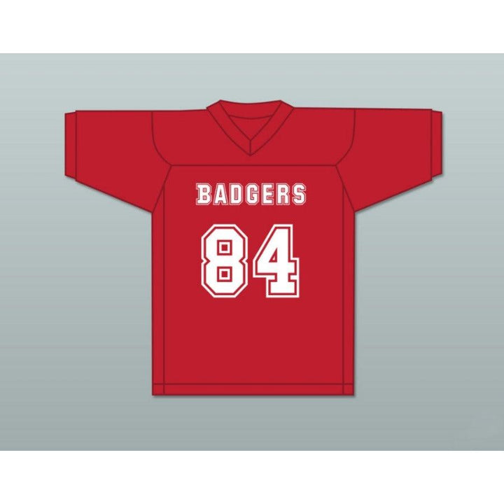 CUSTOM ANY Name Number FISH 84 PUTNAM BADGERS HIGH SCHOOL RED Football Jersey Top Stitched S-6XL