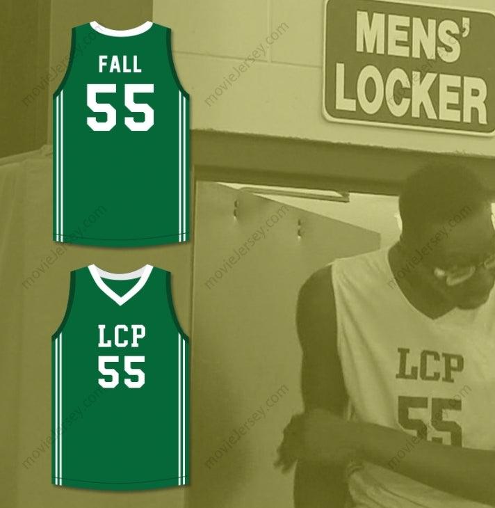 CUSTOM ANY Name Number TACKO FALL 55   GREEN BASKETBALL JERSEY Top Stitched S-6XL