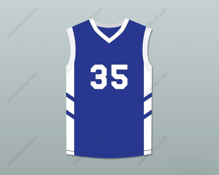 CUSTOM ANY Name Number JERRY 'ASSASSIN' DUPREE 35 BLUE BASKETBALL JERSEY DENNIS RODMAN'S BIG BANG IN PYONGYANG Top Stitched S-6XL