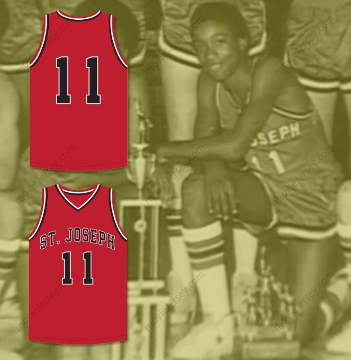 CUSTOM ANY Name Number ISIAH THOMAS 11 HIGH SCHOOL RED BASKETBALL JERSEY Top Stitched S-6XL
