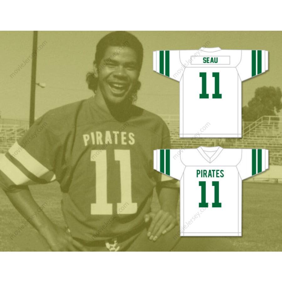 CUSTOM ANY Name Number JUNIOR SEAU 11 OCEANSIDE HIGH SCHOOL PIRATES Football Jersey Top Stitched S-6XL