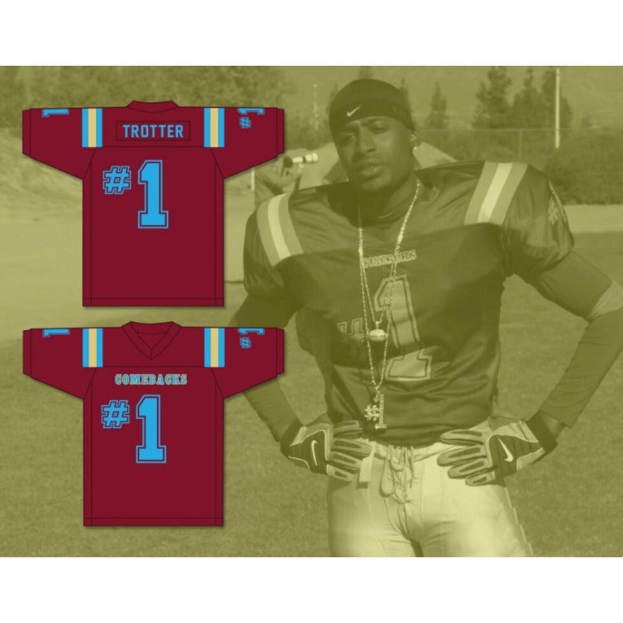 CUSTOM ANY Name Number TROTTER #1 HEARTLAND STATE UNIVERSITY Football Jersey Top Stitched S-6XL