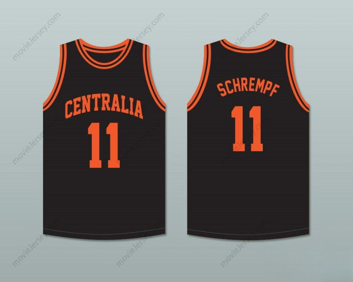 CUSTOM ANY Name Number DETLEF SCHREMPF 11  HIGH SCHOOL TIGERS BLACK BASKETBALL JERSEY 1 Top Stitched S-6XL