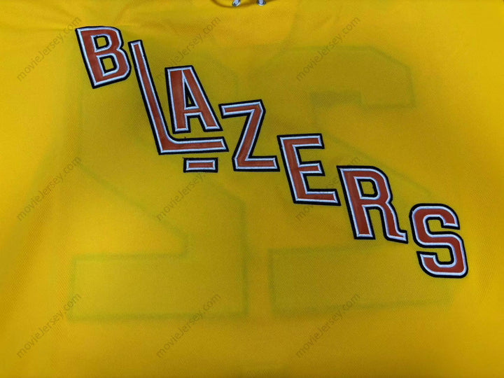 Custom Any Name Number 1974-75 WHA CLAUDE ST. SAUVEUR 22 VANCOUVER BLAZERS YELLOW HOCKEY JERSEY Top Stitched S-6XL