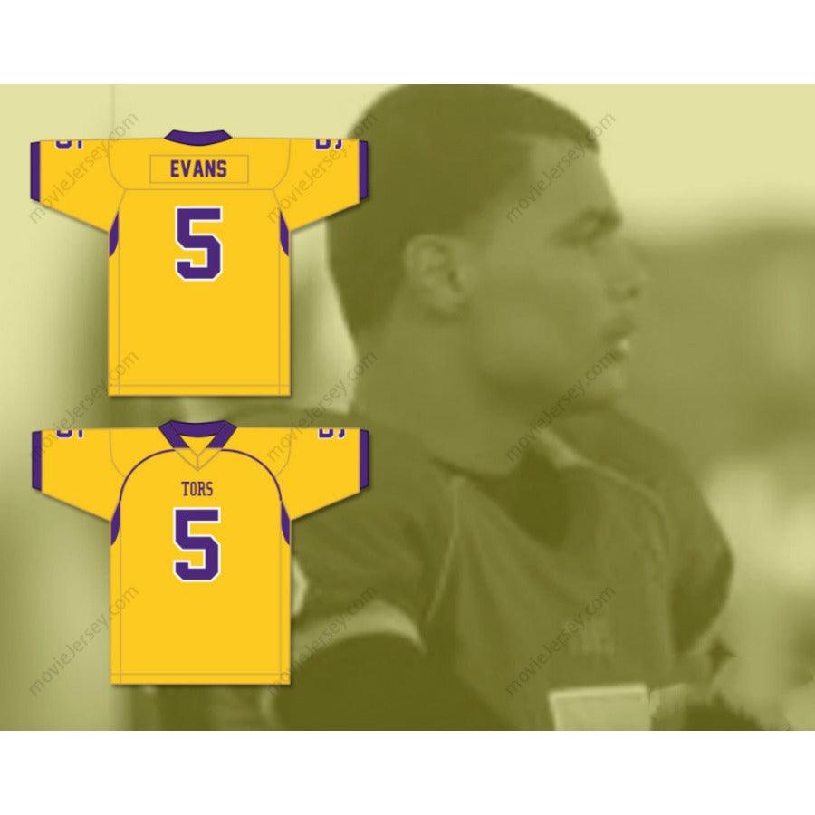 CUSTOM ANY Name Number MIKE EVANS 5 BALL HIGH SCHOOL TORS FOOTBALL JERSEY S-6XL