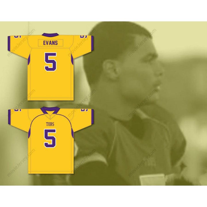 CUSTOM ANY Name Number MIKE EVANS 5 BALL HIGH SCHOOL TORS FOOTBALL JERSEY S-6XL
