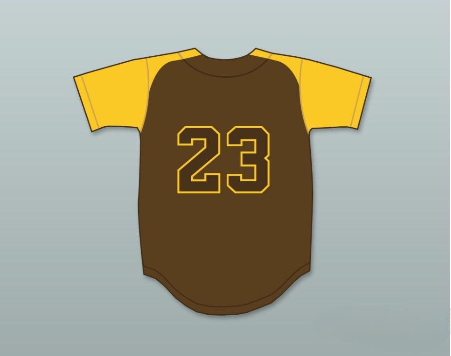Custom Any Name Number KRIS BRYANT 23 BONANZA HIGH SCHOOL   BROWN BASEBALL JERSEY 1 Top Stitched S-6XL