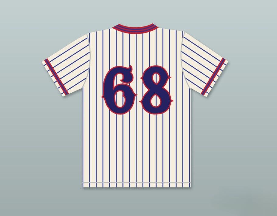 Custom Any Name Number JON HEDER CLARK REEDY 68 BENCHWARMERS PINSTRIPED BASEBALL JERSEY Top Stitched S-6XL