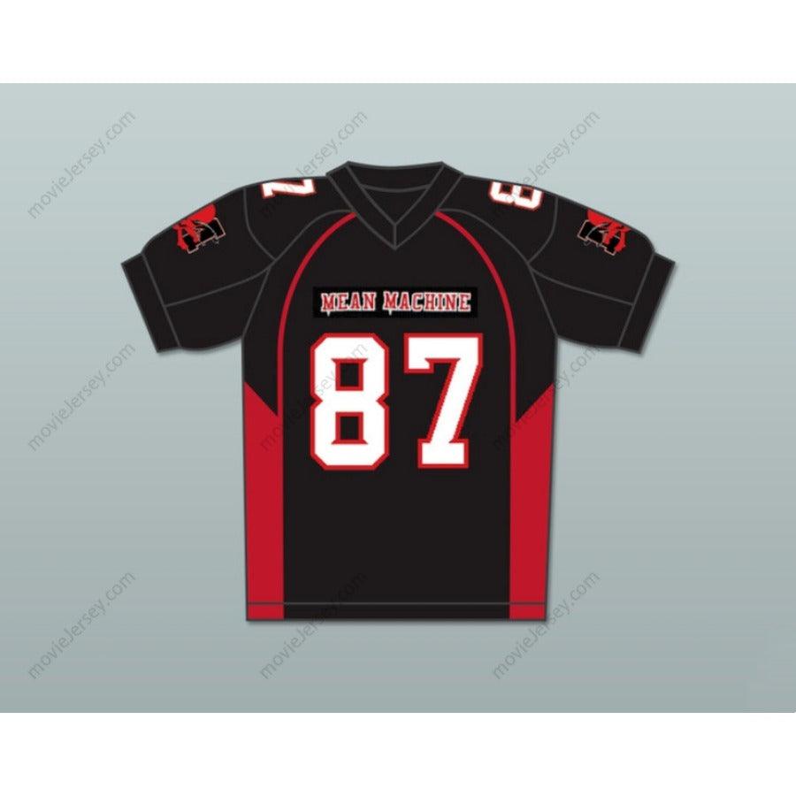 CUSTOM ANY Name Number 87 COTE MEAN MACHINE CONVICTS FOOTBALL JERSEY INCLUDES PATCHES Top Stitched S-6XL