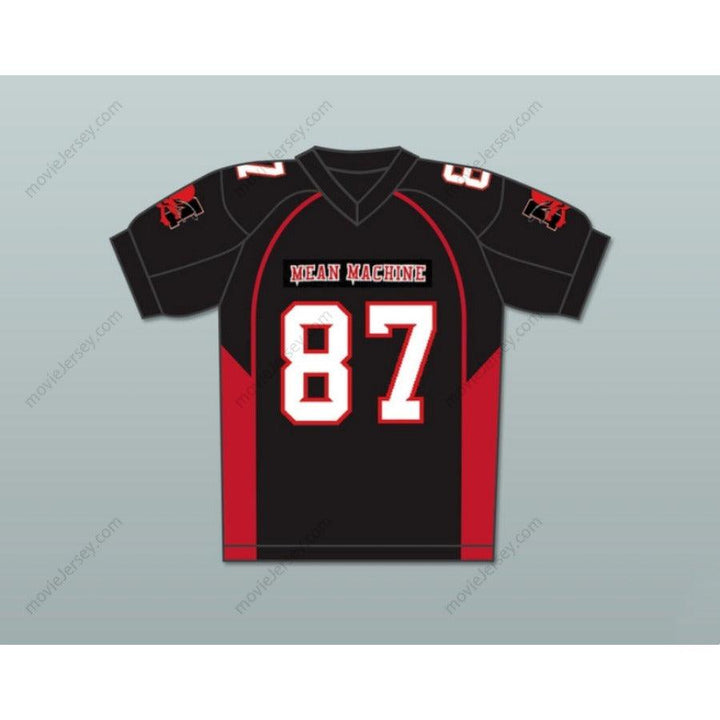 CUSTOM ANY Name Number 87 COTE MEAN MACHINE CONVICTS FOOTBALL JERSEY INCLUDES PATCHES Top Stitched S-6XL