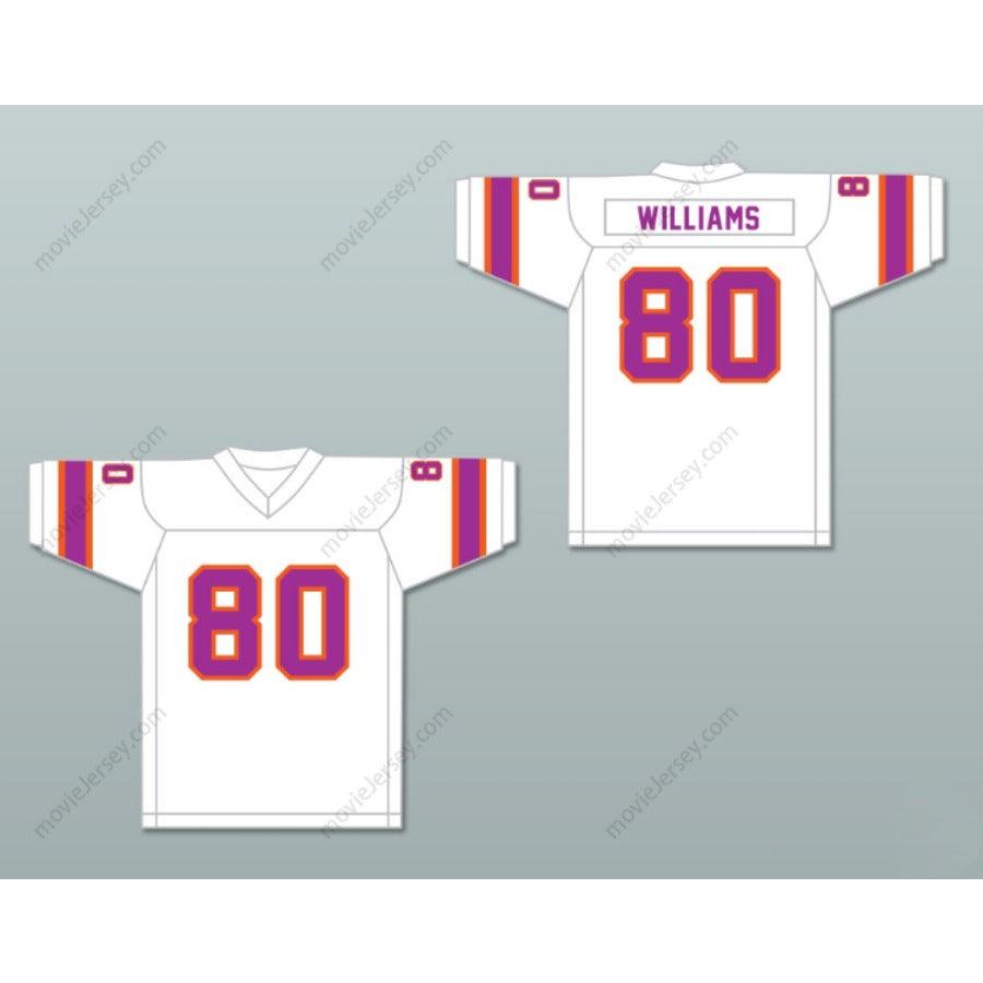 CUSTOM ANY Name Number 1974-75 WFL DAVE WILLIAMS 80 SOUTHERN CALIFORNIA SUN HOME FOOTBALL JERSEY Top Stitched S-6XL
