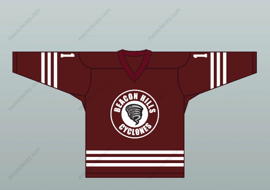 Custom Any Name Number Scott McCall 11 Beacon Hills Cyclones Hockey Jersey Teen Wolf TV SeriesTop Stitched S-6XL