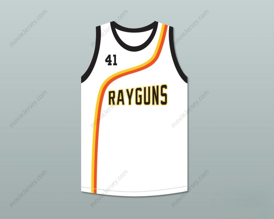 CUSTOM ANY Name Number   Home > BASKETBALL > DIRK NOWITZKI 41 ROSWELL RAYGUNS WHITE BASKETBALL JERSEY Top Stitched S-6XL