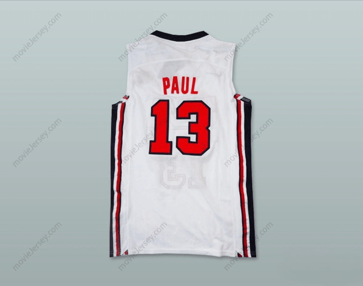 CUSTOM ANY Name Number CHRIS PAUL 13 TEAM USA BASKETBALL JERSEY Top Stitched S-6XL