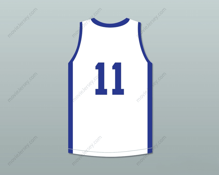 CUSTOM ANY Name Number ISIAH THOMAS 11 PUSH EXCEL PRO BASKETBALL CLASSIC WHITE BASKETBALL JERSEY 1985 CHARITY EVENT Top Stitched S-6XL