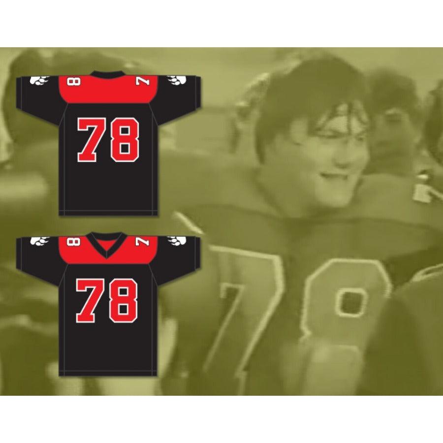 CUSTOM ANY Name Number BRIAN GRIZBY 78 MINNVILLE HIGH SCHOOL GRIZZLIES Football Jersey Top Stitched S-6XL