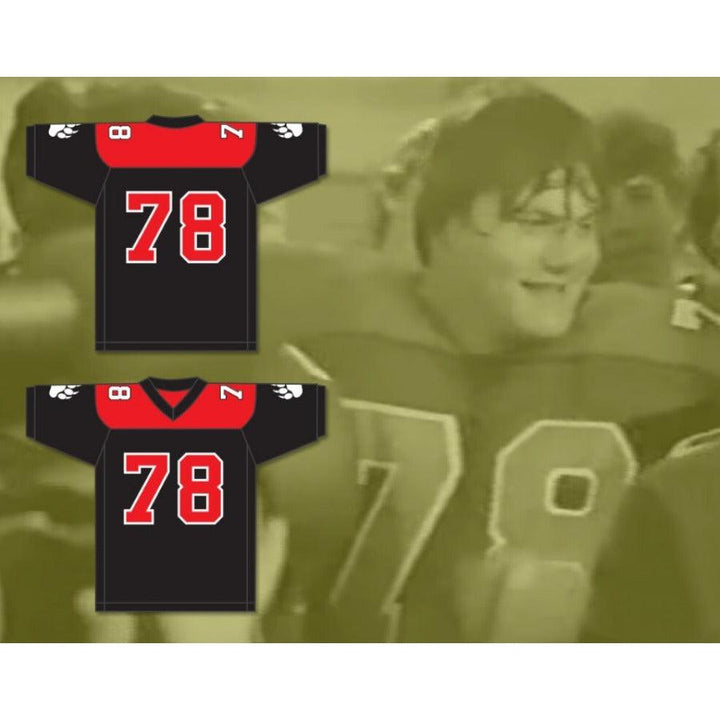 CUSTOM ANY Name Number BRIAN GRIZBY 78 MINNVILLE HIGH SCHOOL GRIZZLIES Football Jersey Top Stitched S-6XL