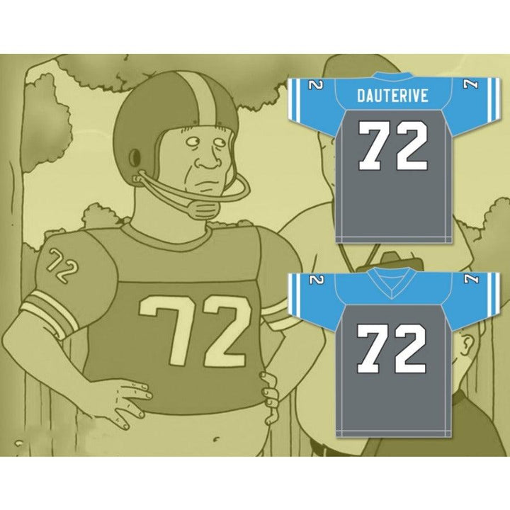 CUSTOM ANY Name Number BILL DAUTERIVE 72 ARLEN COUGARS HIGH SCHOOL HOME Football Jersey Top Stitched S-6XL